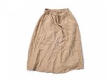 flared skirt (beige)の画像