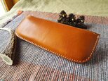 レザーペンケース　