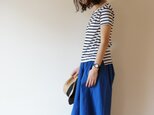 Cotton border cut-sew LADY'Sの画像