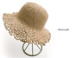 レーシーブリムの夏帽子　【受注生産】の画像