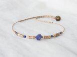 Blue＆StripeShell Short Necklaceの画像