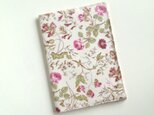 リバティ A5 ノートカバー  ガーデン ピンク