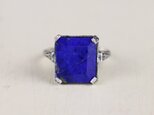 ヴィンテージスタイル＊天然ラピスラズリ　指輪　14号