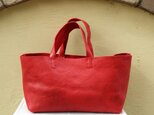 横長トート　redの画像