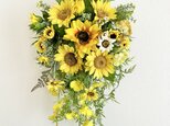 Sunflower hanging basket「受注制作」の画像