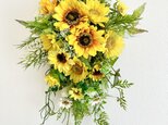Sunflower hanging basket「受注制作」の画像