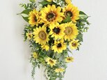 Sunflower hanging basket