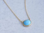 K18 Turquoise pendant [OP072K18]