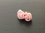 【受注製作】ミニバラのピアス【パステルピンク】