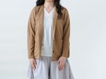 16ss11-2A　collarless jacket (size2)の画像