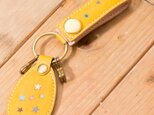LEATHER KEY HOLDER（Inray Button ver）の画像