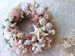 Hydrangea ＆ Starfish wreathの画像