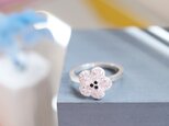 ピンク 桜 リング シルバー925