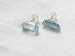 Aquamarine Stud Pierce　Sterling Silverの画像