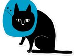エリザベス黒猫ポストカード【8枚入り 1000円】の画像