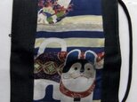 着物リメイク　男の子のお宮参り着で作った和風財布　１４３９の画像