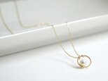 k10 Circle pearl Necklaceの画像