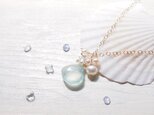 【一点物】海のしずく（ネックレス　14kgf）の画像