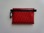 flat pouch M　x-pac 04 Redの画像