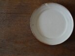 粉引リム皿✚７寸の画像