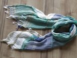 roots shawl MIDDLE cotton100　16-b06の画像