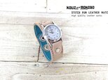 【受注生産】stitch run leatherwatchの画像