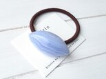 天然石の髪飾り「ブルーレース」の画像