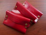 バレンタイン：プチプラギフト・クラシカル・ローズの本革ポケットティッシュケースの画像