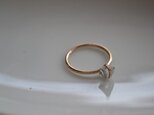 【k14gf】Herkimer ring【受注製作】の画像