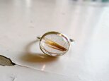 5号　ピンキーring [ ルチルの実 ] ルチルクオーツ×silverの画像