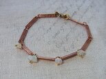 Vintage Copper Bracelet＊エチオピア産オパール＊コパーブレスレットの画像