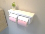 木製トイレットペーパーホルダー　Ver.3（ホワイト）