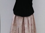 正絹着物リメイク：タックスカート　