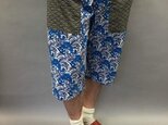 和柄ショートパンツ（富士山×青海波）の画像