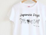 日本犬・柴犬 Tシャツ　レディースタイプの画像