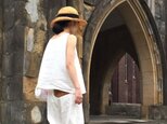 『お仕立て承ります♪』リネン tops whiteの画像