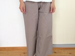 【受注生産】シンプルパンツ  グレージュ