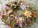 Ｉ様へ　パープルのナチュラルリース