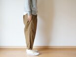 Cotton horse cloth tuck pants LADY'Sの画像