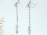 【5/2-5/6限定再販 20%OFF】medium swing / silver -clip earring-の画像