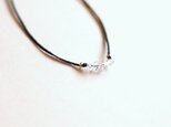 new popoa tussel necklace/Herkimerdiamondの画像