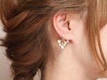 [再]小枝コットンパールピアス/ヴェルイメイユ