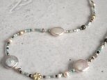 Vintage beads long necklace {OP153}