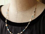 Vintage beads necklace {OP157}の画像