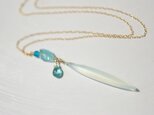 Blue Chalcedony×Apatite*Nの画像