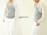 ホワイトレース マーガレット ボレロ/white  b7-9