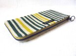 型染め 長財布「縞縞」