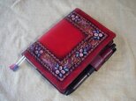 手染め&刻印　牛革ほぼ日手帳 A6サイズ　おまけ付き