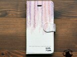 アイフォンX 手帳型ケース iPhoneX 手帳 iPhone8 8plus 全機種対応　雨が降るの画像