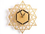 Modern Geometry モダン・ジオメトリーの掛け時計（GOLD）の画像